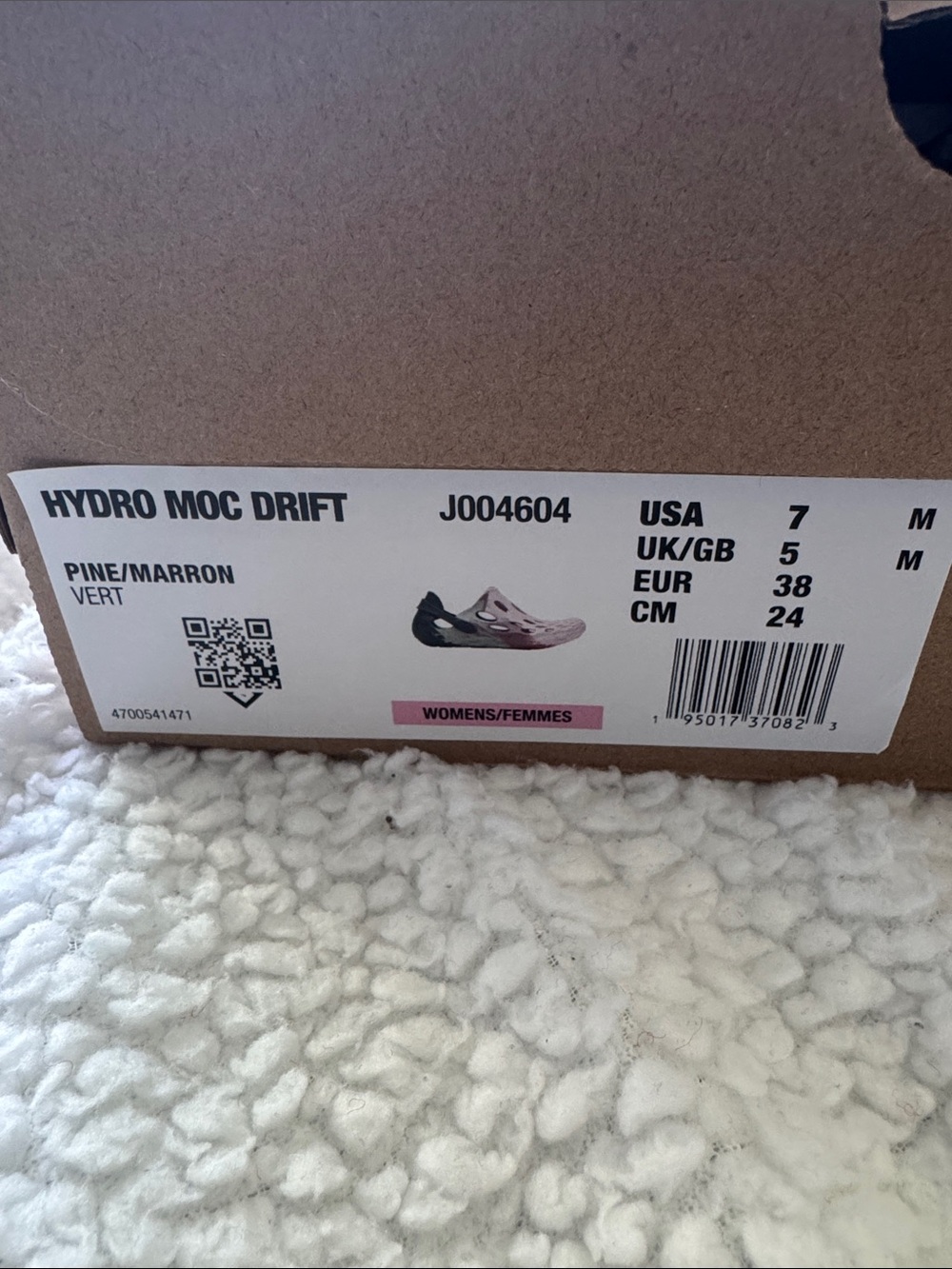Merrell Pink Hydro-Style Slip-On Clogs with Olive Strap - Picture 2 of 4